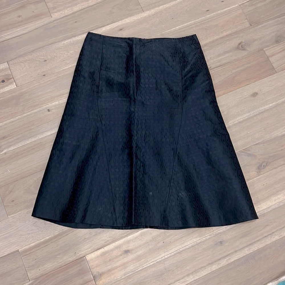 Carolina Herrera blue A-line skirt